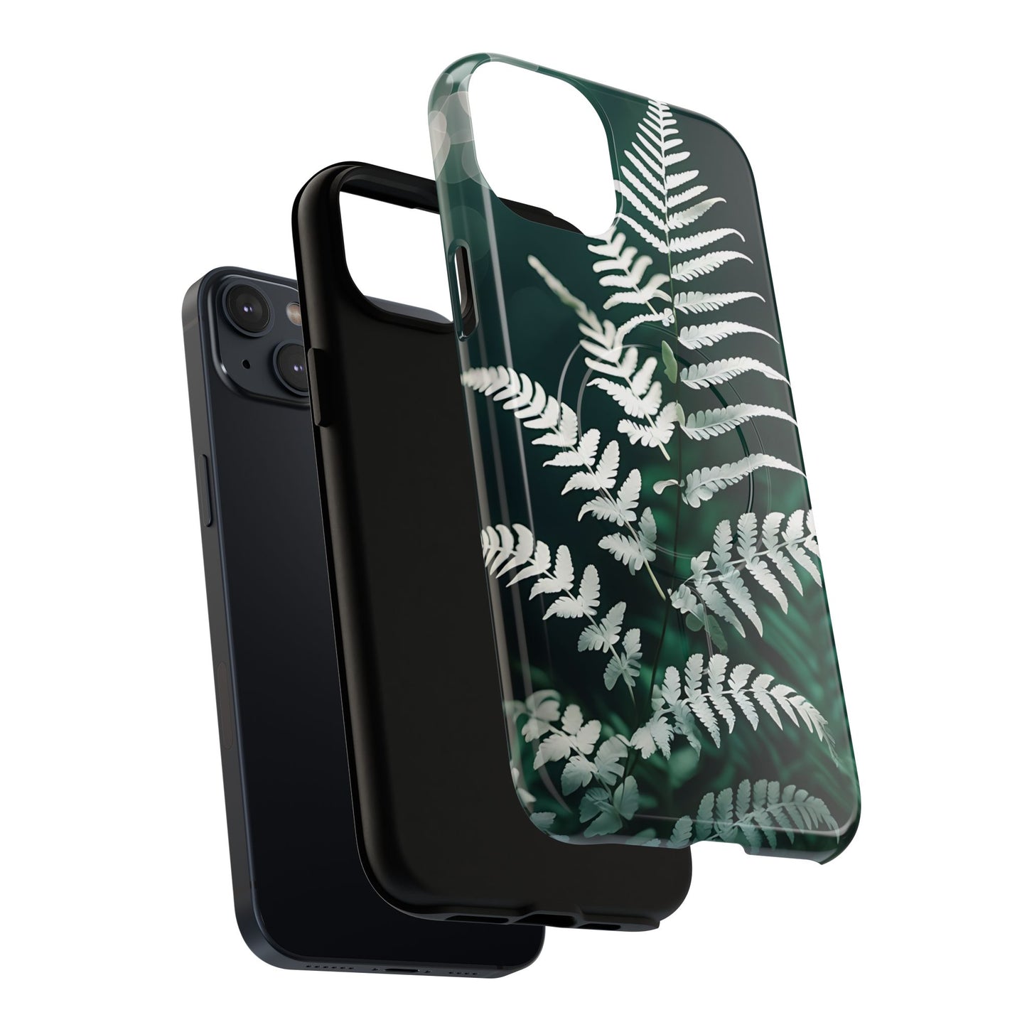 Elegant Fern Design Phone Case, Tough iPhone Cover, Nature Lover Gift, Botanical Phone Protector, Eco-Friendly Accessory