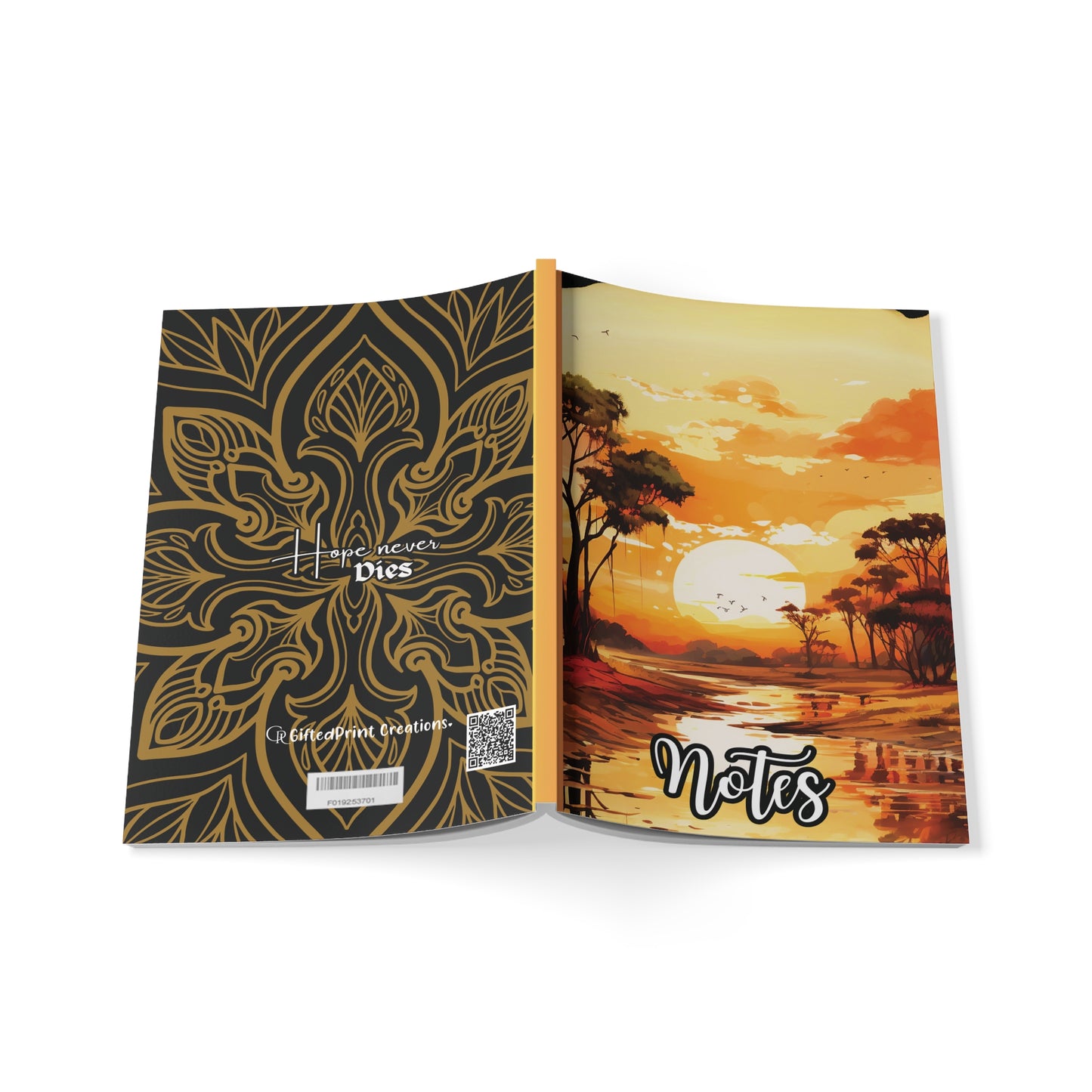 Sunset Scene A5 Softcover Notebook, Beautiful Notes for Writing, Dream Diary, Summer Memories, Gifts for Creatives, Student Planner.