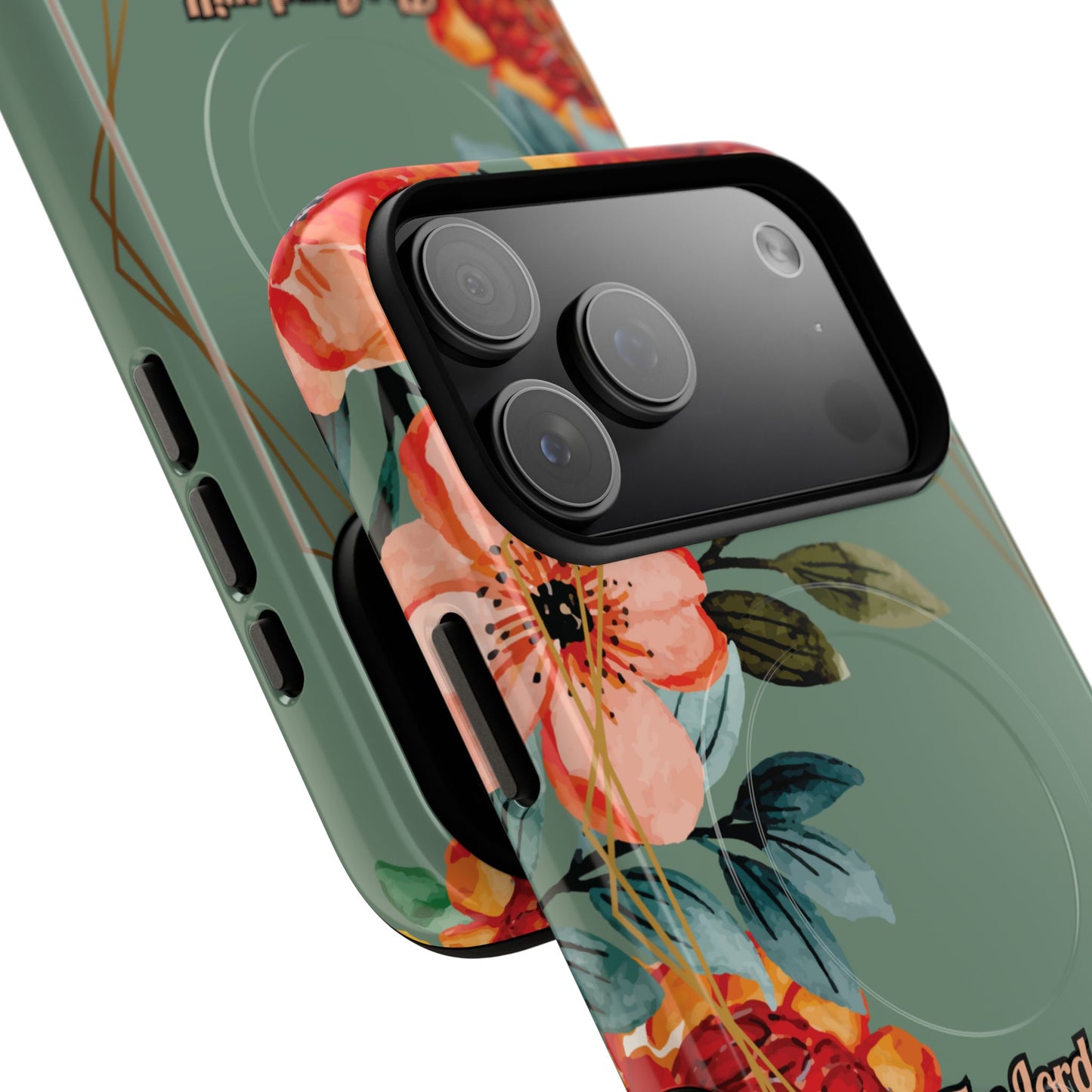 The Lord will Fight for You Exodus 14:14, Inspirational Gift, Tough iPhone Magnetic Case Scripture, Sunflower Bible Verse, MagSafe® iPhone® Tough Case, iPhone 14, iPhone 15, iPhone 16, Pro, Pro Max, Plus.