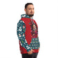 That Ugly Christmas Fashion Hoodie with All-Over Print - Unisex Medium Heavy Fabric