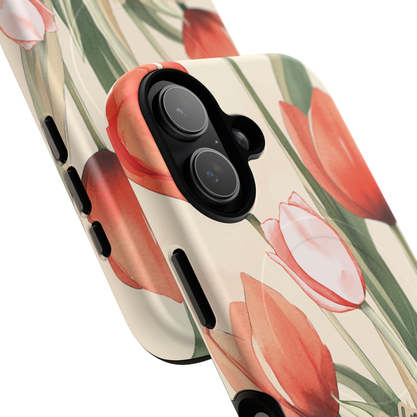 My Help comes from the Lord Psalm 121:2, Inspirational Gift, Tough iPhone Magnetic Case Scripture, Floral Bible Verse, MagSafe® iPhone® Tough Case, iPhone 14, iPhone 15, iPhone 16, Pro, Pro Max, Plus.