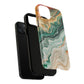 Stylish Tough Acrylic Magnetic iPhone Cases for Everyday Protection, Marble Design, Unique Gifts for Tech Lovers, Holiday Essentials