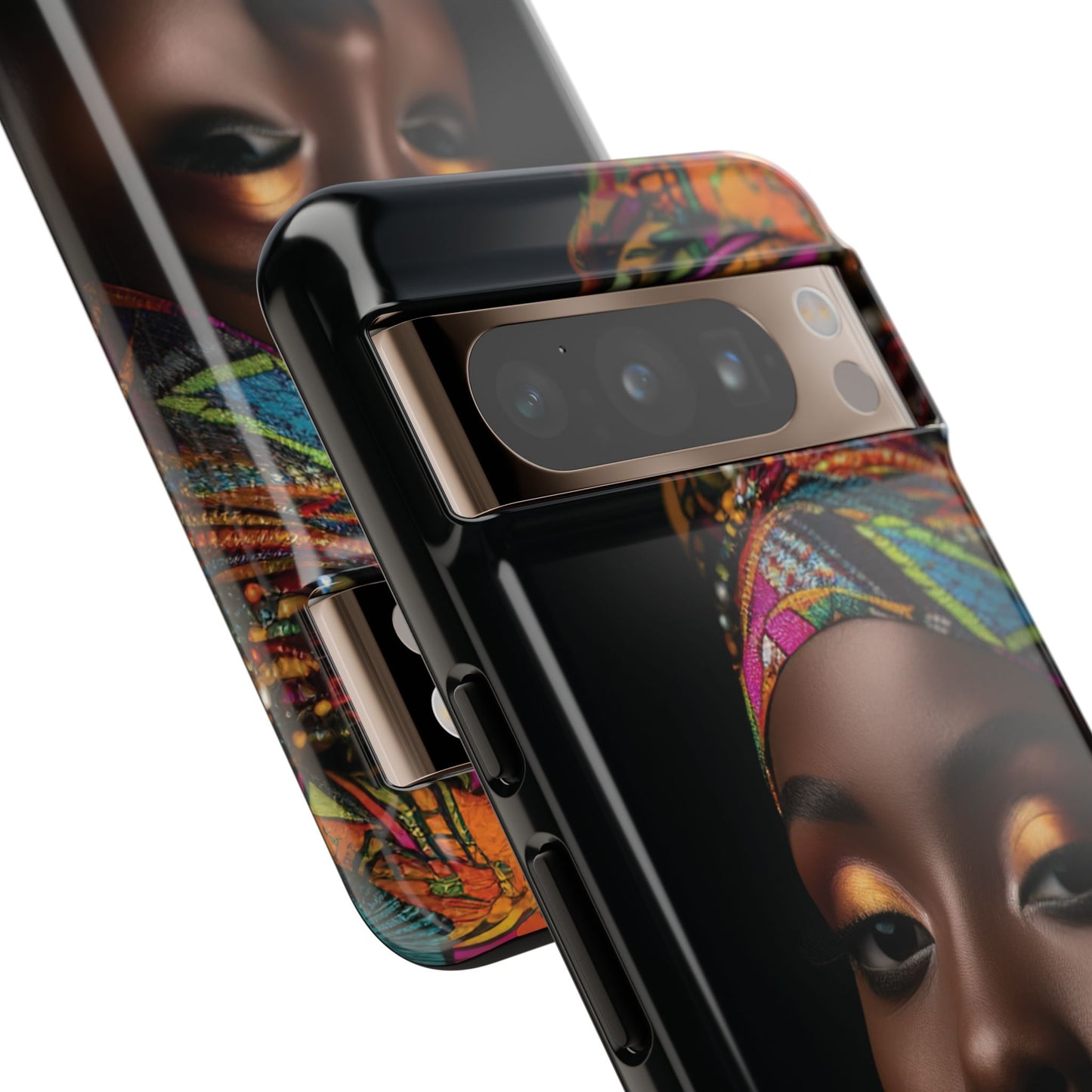 Regal Reflections: African Majesty Tough Google Pixel, iPhone and Samsung Cases.