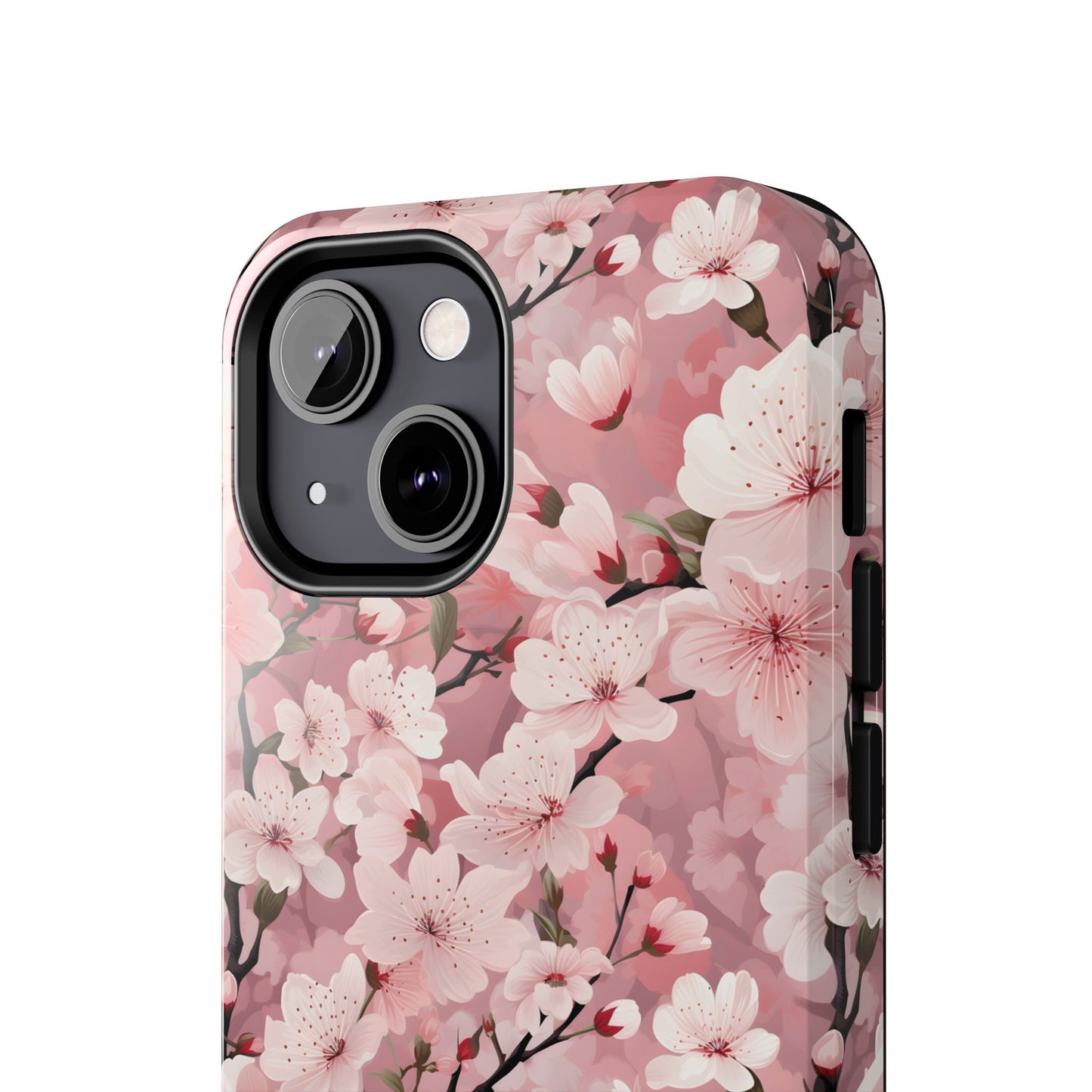 Personalized Cherry Blossom iPhone and Samsung Tough Phone Cases