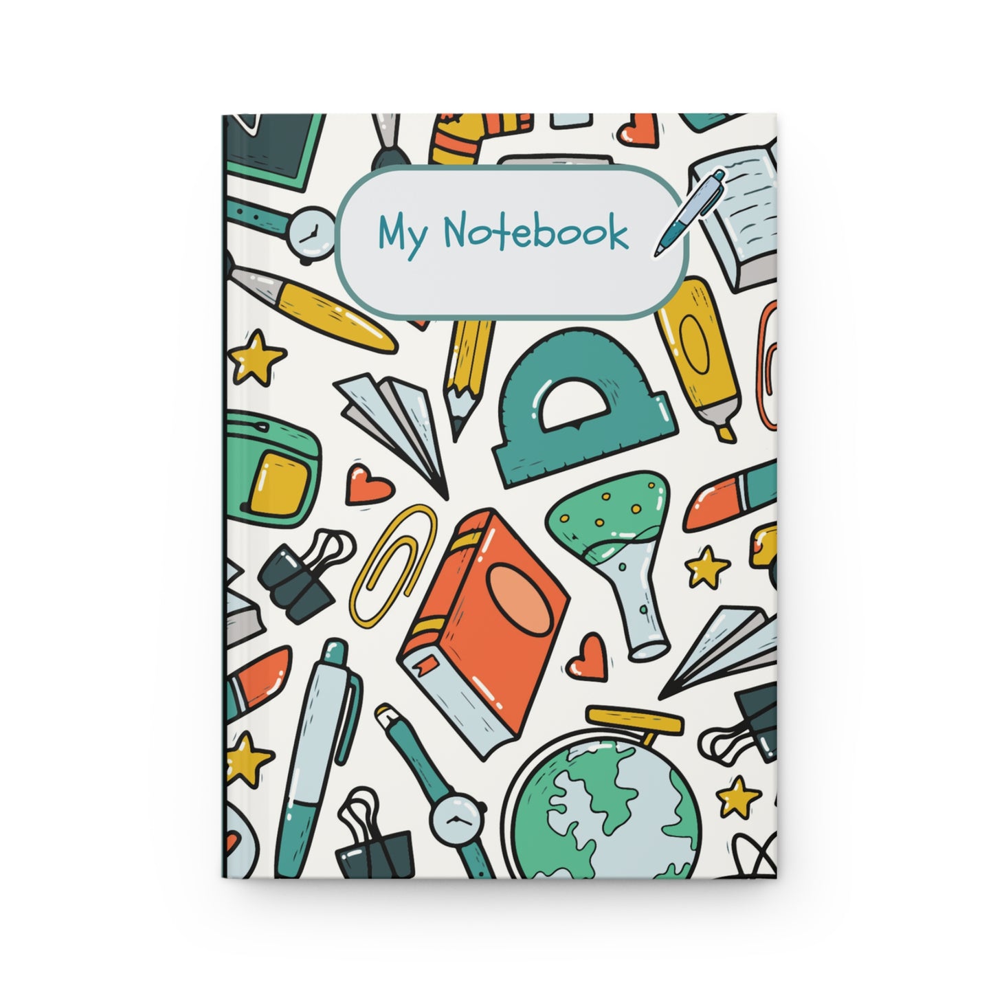 Emerald School Doodles Hardcover Journal (PY)