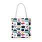 Techie Tote Bag - Stylish Personalized Tote for Students, Gift for Tech Lovers, Eco-Friendly Shopping Bag, Back to School.