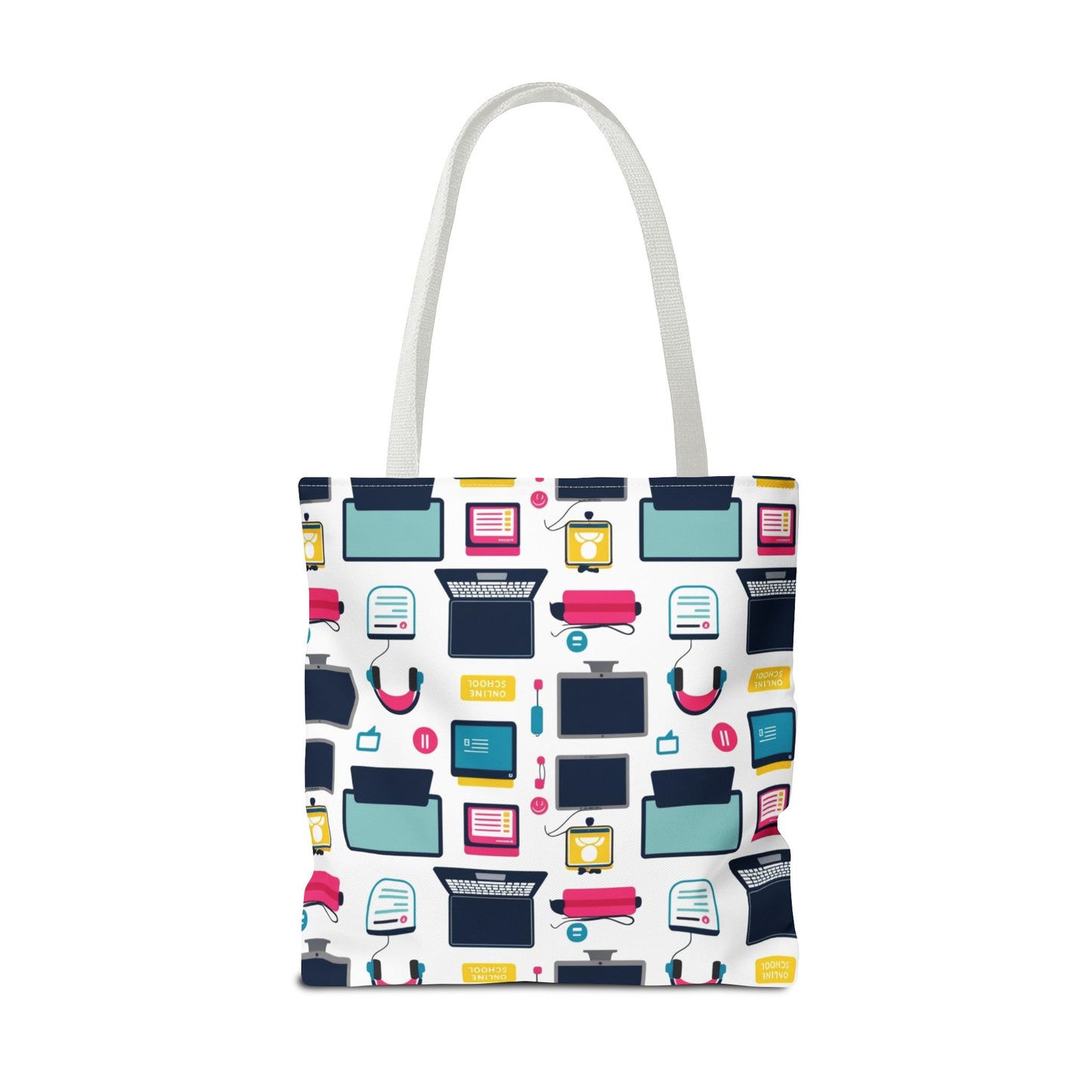 Techie Tote Bag - Stylish Personalized Tote for Students, Gift for Tech Lovers, Eco-Friendly Shopping Bag, Back to School.