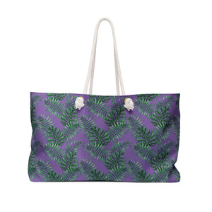 Purple Tropical Bliss Weekender Bag