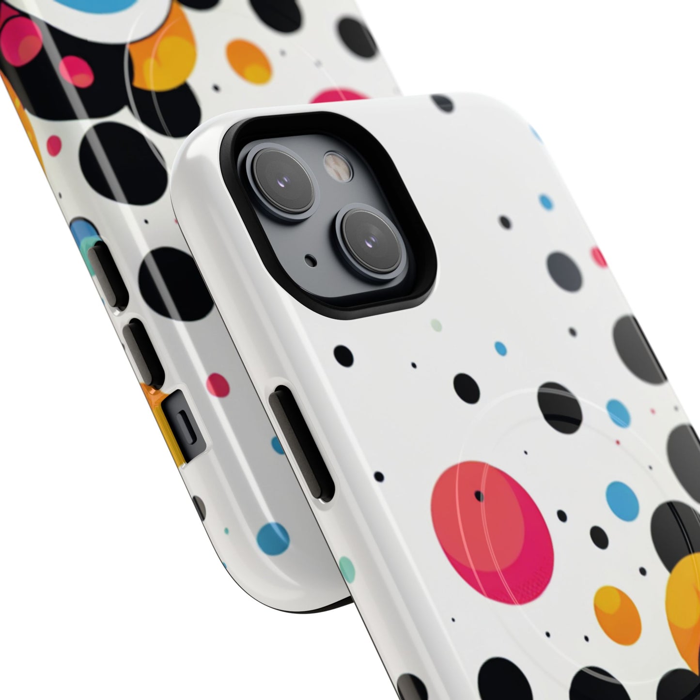 Vibrant Bubble Bloom Galaxy Magnetic iPhone Cases, Artistic Protection for Your Device, Gift for Tech Lovers, Colorful Designs, Unique iPhone Accessories