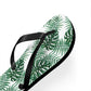 White Tropical Bliss Flip Flops