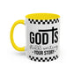 God is Still Writing My Story Accent Coffee Mug