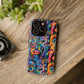 Psychedelic Visions Colorful Art iPhone Case - Tough Cases with Vibrant Abstract Design