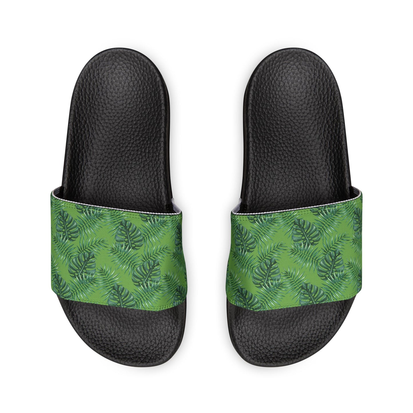 Tropical Bliss Green Youth Removable-Strap Sandals