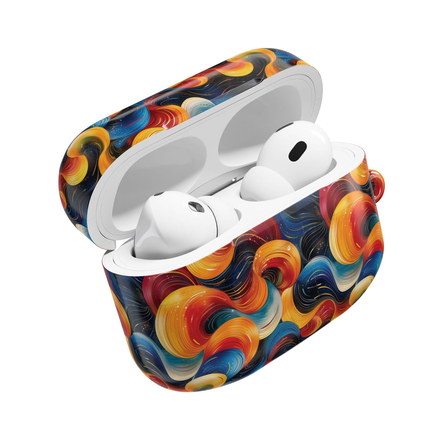 Cosmic Swirl AirPod Case - Colorful Protective Cover for Music Lovers