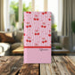 Personalized Cherry Blossom Dreams Flip iPhone and Samsung Cases — Wallet Folio with Name & Affirmation.