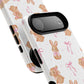 Personalized Bunny iPhone Case - Cute Animal Design, Tough MagSafe® Magnetic Case, Easter Gift, Spring Aesthetic, Kids Accessories