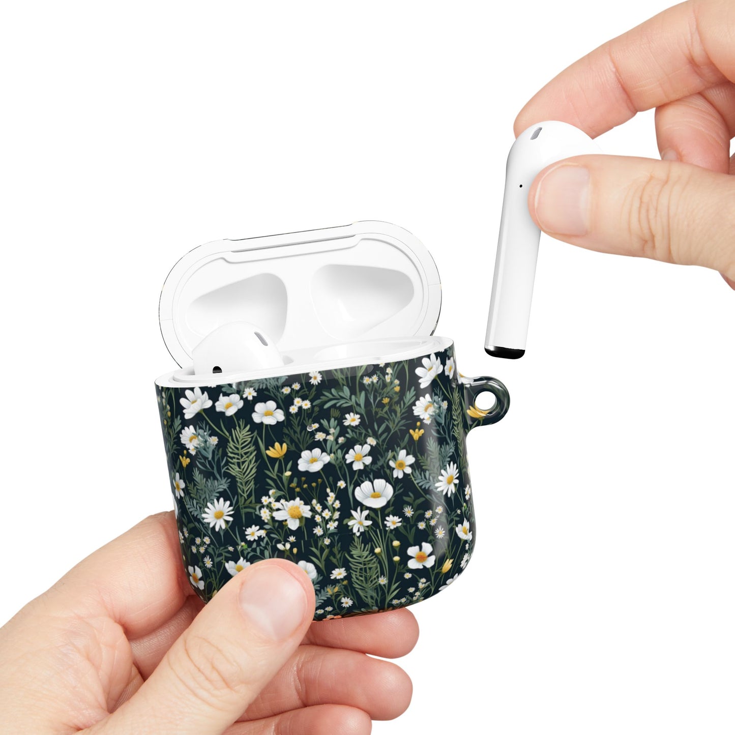Daisy Delight Floral AirPod Case - Stylish Flower Design for Music Lovers
