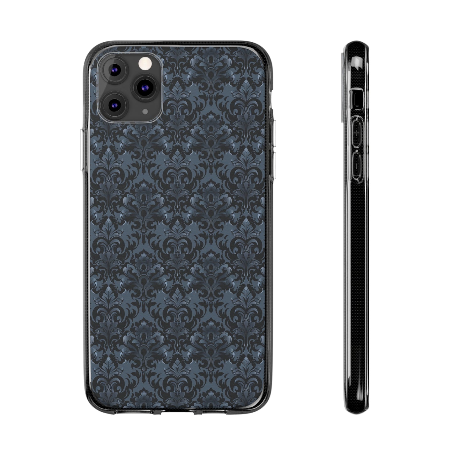 Opulent Dusk Clear Silicone iPhone Cases