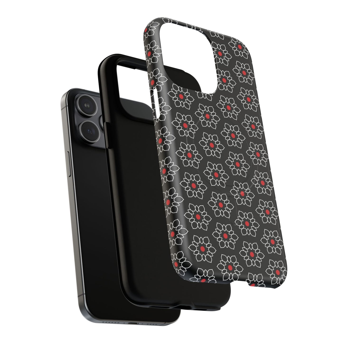 Floral Power Magnetic Tough iPhone Cover | Tough iPhone Cover, Floral Design, Custom iPhone Accessory, Gift for Her, iPhone Case