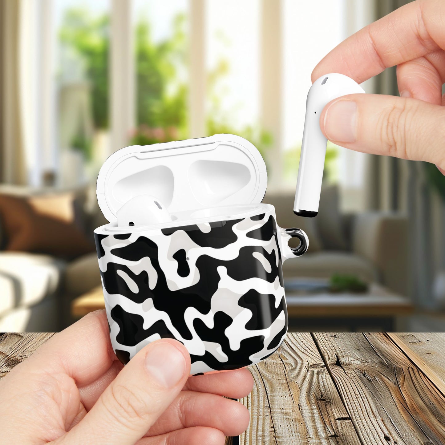Urban Camo AirPod Case - Stylish Tech Accessory, Cute Gift for Tech Lovers, Must-Have for Students, Trendy Camouflage Design-Airpods Pro Gen 1 and 2, Gen 1 to 4.