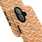 Stylish Tough Magnetic Case for Your iPhone - Trendy Wave Design, Durable Protector, Gift for Her, Cool Tech Accessory, Unique iPhone Cover, Magsafe iPhone Cover.