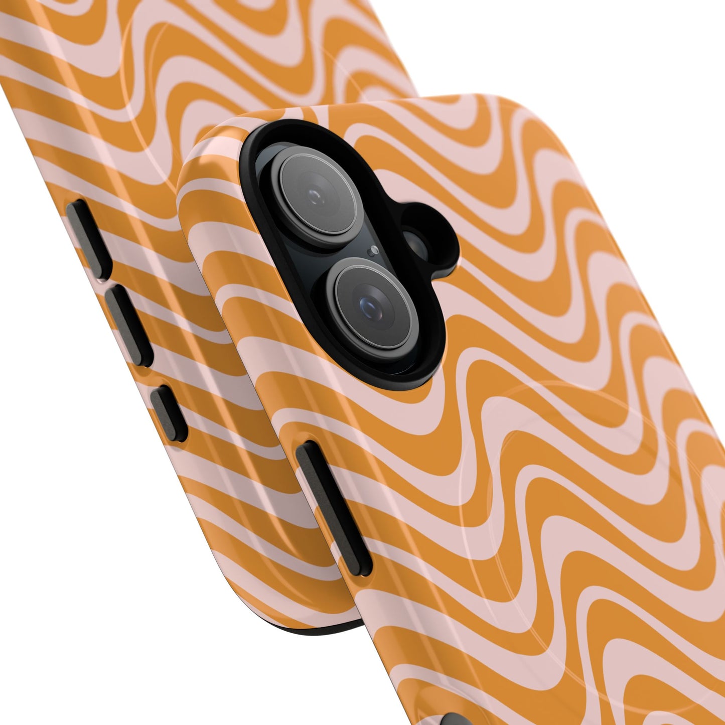 Stylish Tough Magnetic Case for Your iPhone - Trendy Wave Design, Durable Protector, Gift for Her, Cool Tech Accessory, Unique iPhone Cover, Magsafe iPhone Cover.