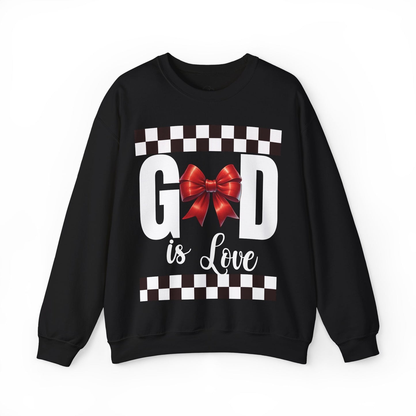 GOD is LOVE Unisex Heavy Gildan Blend™ Crewneck Sweatshirt.