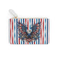 Patriotic Pride Eagle Mini Clutch Bag - Stylish Zipper Pouch for Events & Celebrations