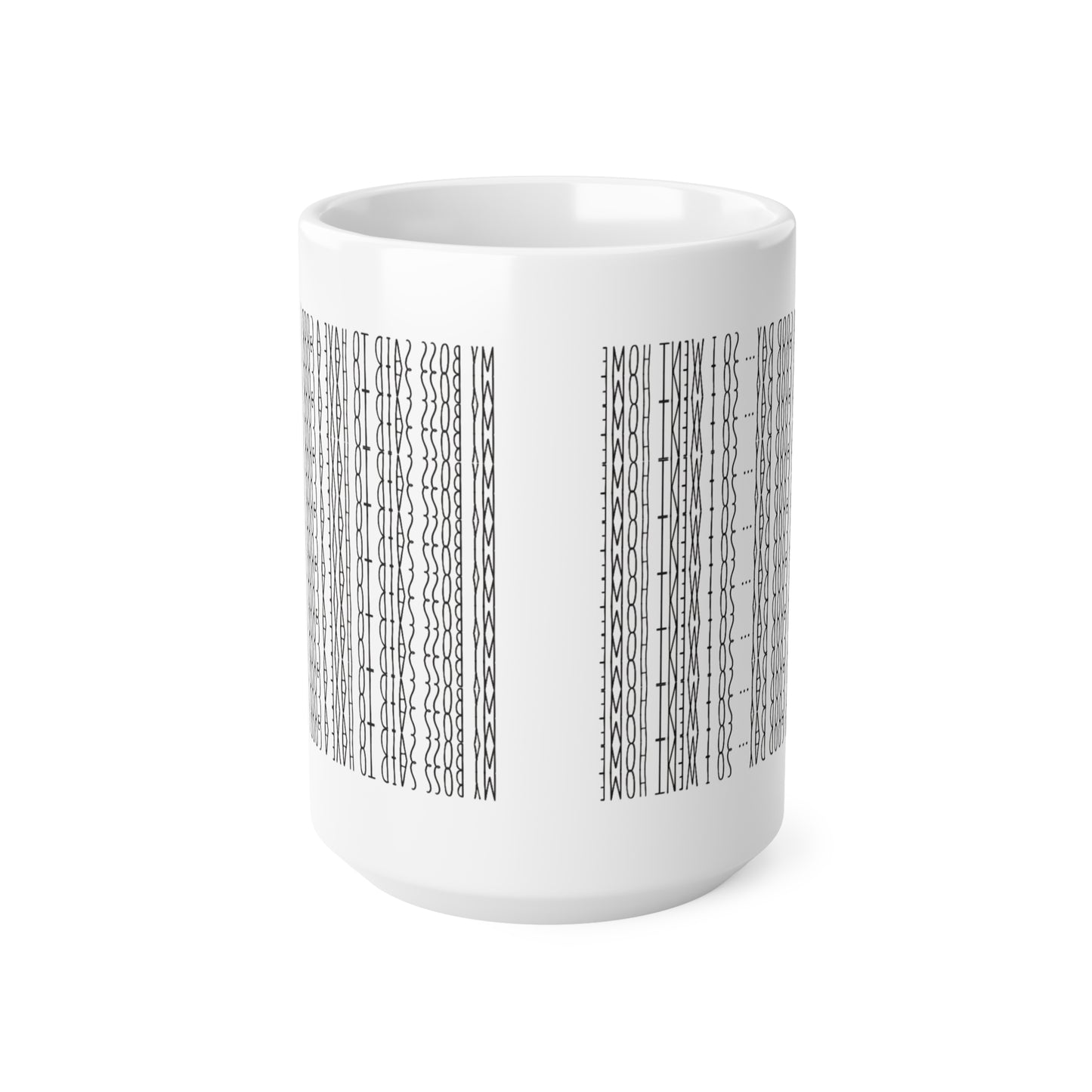 Funny Hidden Message Mug - “My Boss said to have a good day… so I went home.”- Viral Optical Illusion Mug - Secret Sarcastic Work Message - Dishwasher Safe, Unique Gifts for Coffee Lovers, Home & Office Decor, Holiday Present.