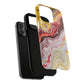 Colorful Red Marble iPhone Case, Tough Magnetic Cases, Stylish iPhone Protection, Unique Gift for iPhone Lovers, iPhone Accessories