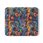 Psychedelic Visions Vibrant Art Flip iPhone and Samsung Phone Case - Colorful Faces Design for Phone Protection