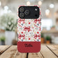 Personalized Rosette Coquette Floral Phone Case - Tough MagSafe® Magnetic Cases, Protective Cover, Stylish Tech Accessory, Gifts for Her