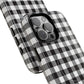 Black and White Gingham Phone Case, Tough Magnetic Cases, Stylish Phone Cover, Gift for Her, Trendy Phone Accessory, Checkered Print