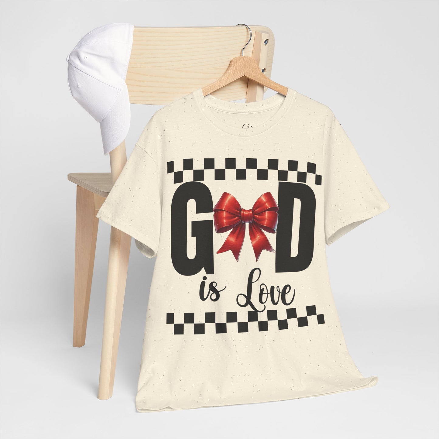 GOD is LOVE Charm Unisex Heavy Gildan Cotton Tee.