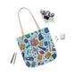 Blue Academic Adventures Canvas Tote Bag