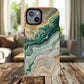 Stylish Tough Acrylic Magnetic iPhone Cases for Everyday Protection, Marble Design, Unique Gifts for Tech Lovers, Holiday Essentials