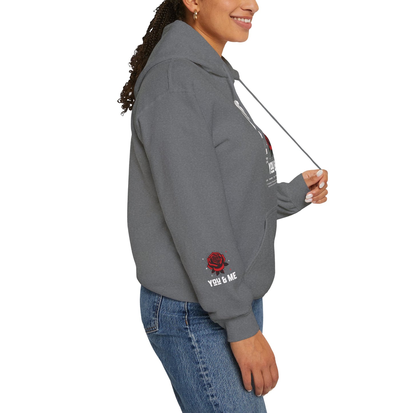 You and Me Unisex Gildan Hoodie Sweatshirt
