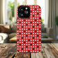 Crimson Gridlock Tough iPhone Magnetic Cases, Durable iPhone Accessories, Gift for Tech Lovers, Modern Design