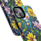 Flower Garden Stained Glass Phone Case, Tough Magnetic Cases, Floral Phone Cover, Durable Phone Accessories, Spring Gift, Birthday Present