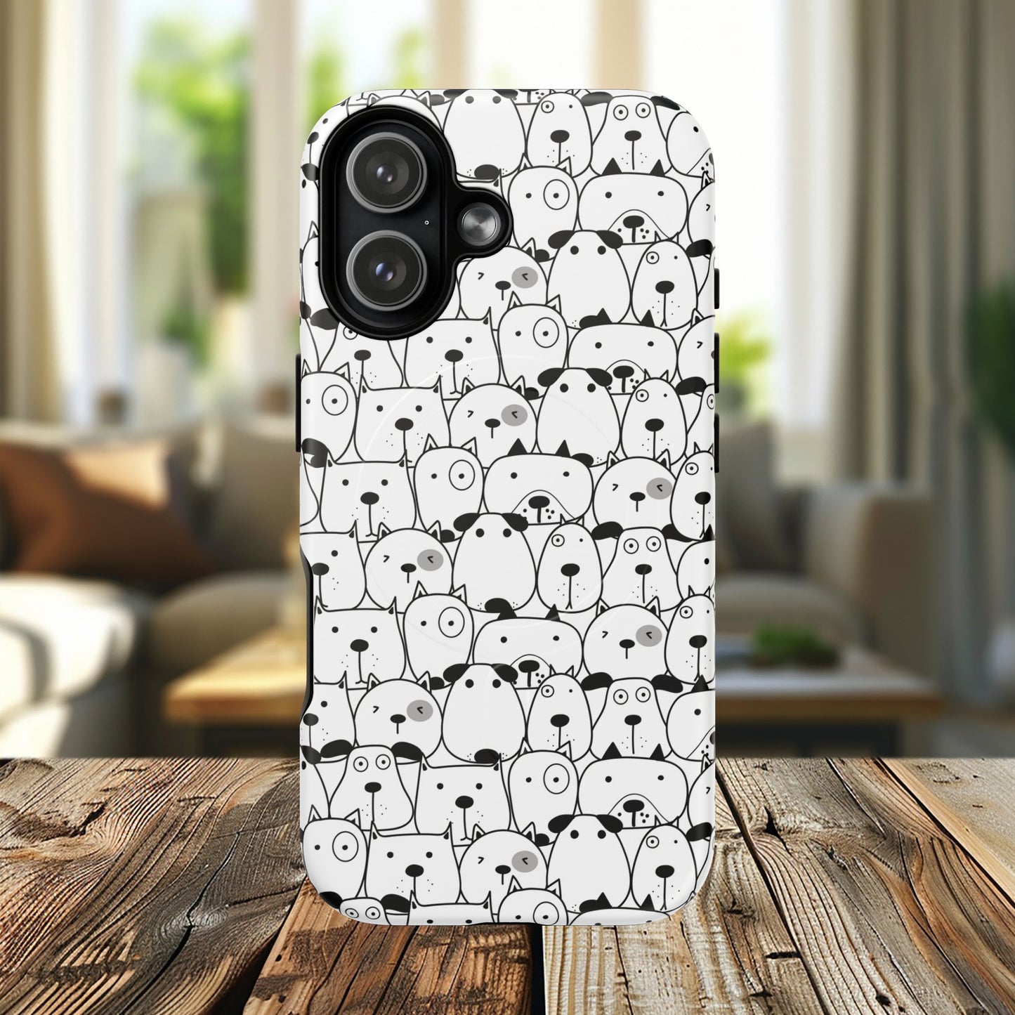 Cute Animal Pattern Phone Case, Tough Magnetic Cases for Pet Lovers, Gifts for Birthday, Holiday, Cute Accessories, Phone Covers