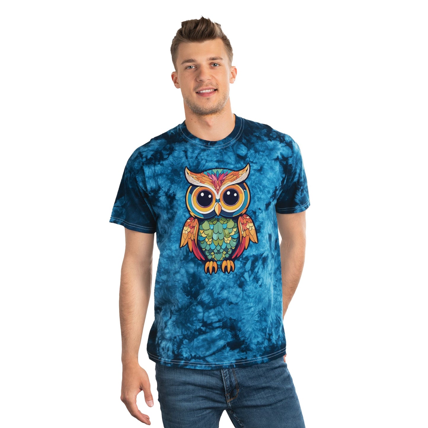 Retro Owl Tie-Dye Tee