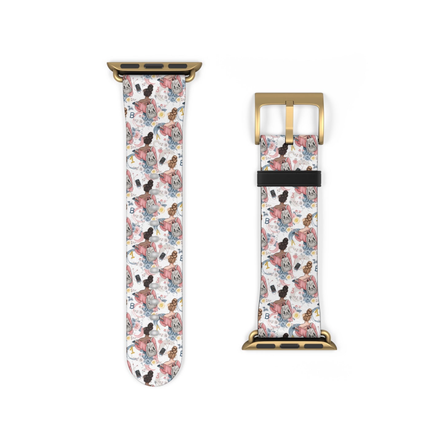 Study Chic Floral Watch Band | Stylish Accessory for Everyday Wear & Gifts.