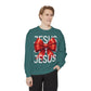 JESUS Unisex Comfort Colors Garment-Dyed Sweatshirt