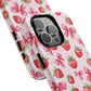 Strawberry Blush Coquette Magnetic Tough iPhone Cases - Funky Fruit Cases, Floral iPhone Cover, Trendy Gifts, iPhone Accessories, Strawberry Lover