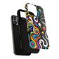 Vibrant Yin Yang Pop Splash Tough Magnetic iPhone Cases, Bold Artwork, Customizable Protection, Gift for Tech Lovers, Colorful iPhone Accessories