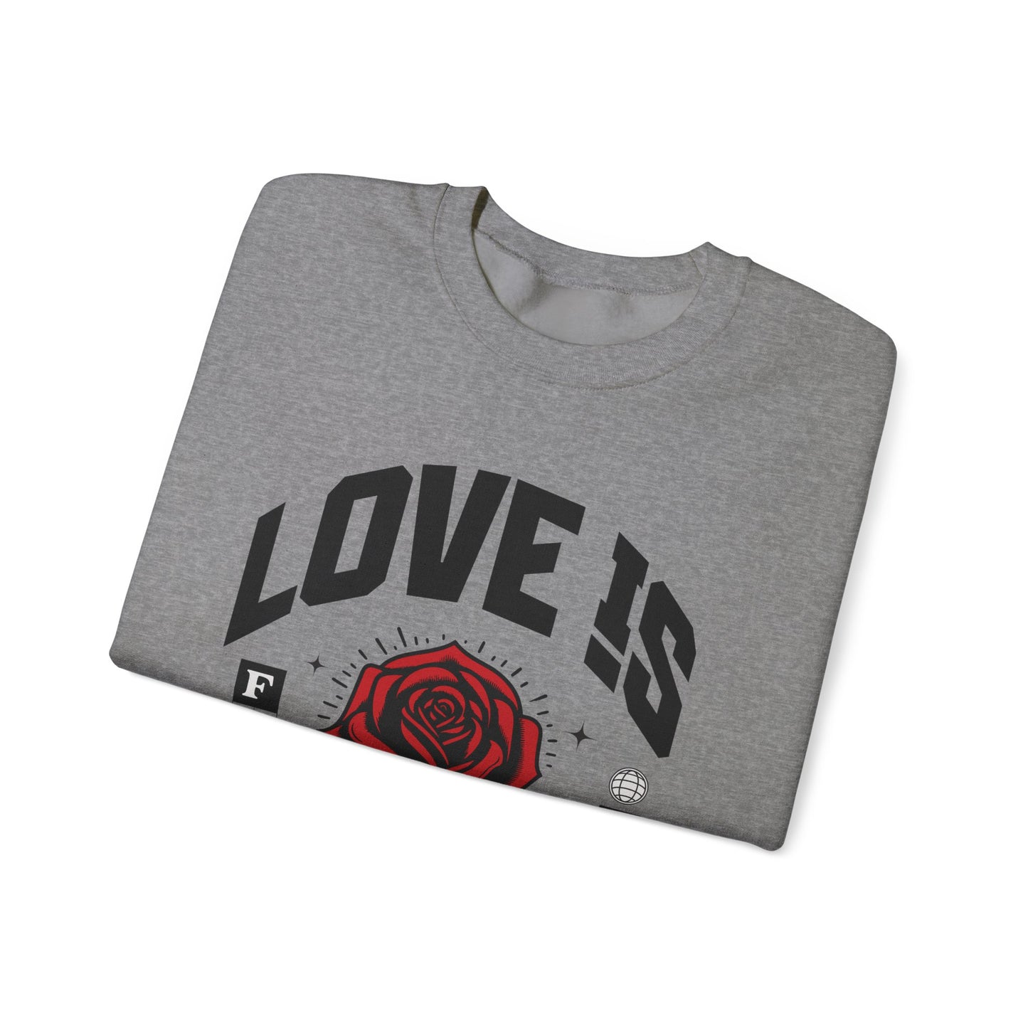 Love is ... Valentines Unisex Heavy Blend™ Crewneck Sweatshirt.