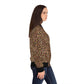 Leopard Luxe Women's Bomber Jacket