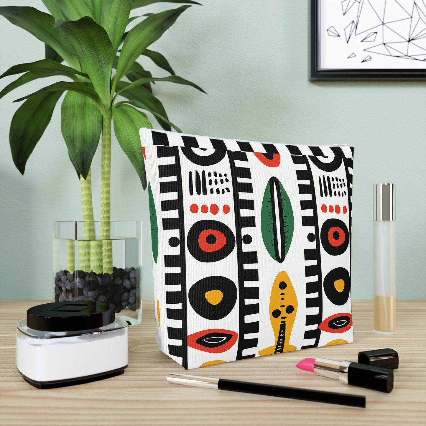 Afrobeat Harmony Cotton Cosmetic Bag