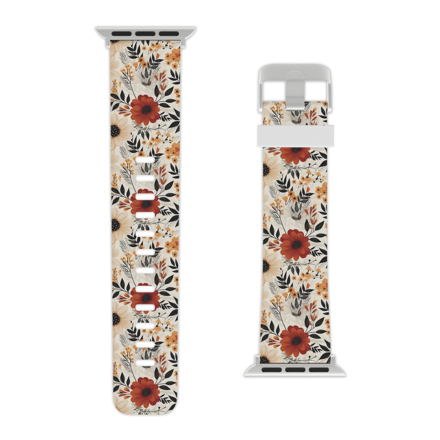 Boho Chic Floral Apple Watch Band - Elegant & Stylish Design