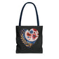 Floral Heart Tote Bag